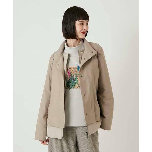 HIROKO BIS / ヒロコビス レイヤード風ツイルダウンコート