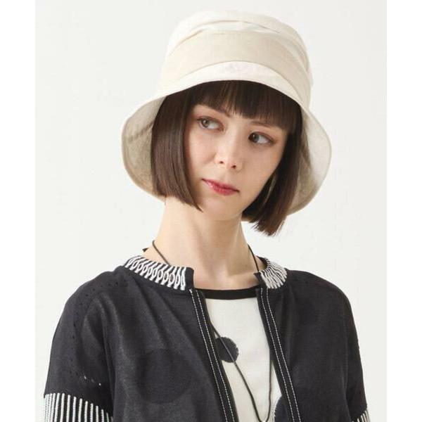 HIROKO BIS / ヒロコビス リネンライクバケットハット /洗える