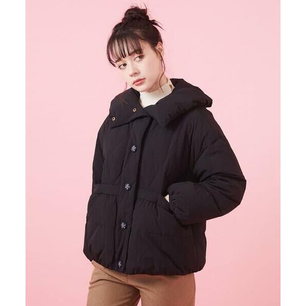 Jocomomola / ホコモモラ ナイロンワッシャーショートダウンジャケット