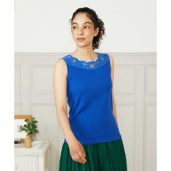 Jocomomola / ホコモモラ Arriate アイレットジャカードタンクトップ