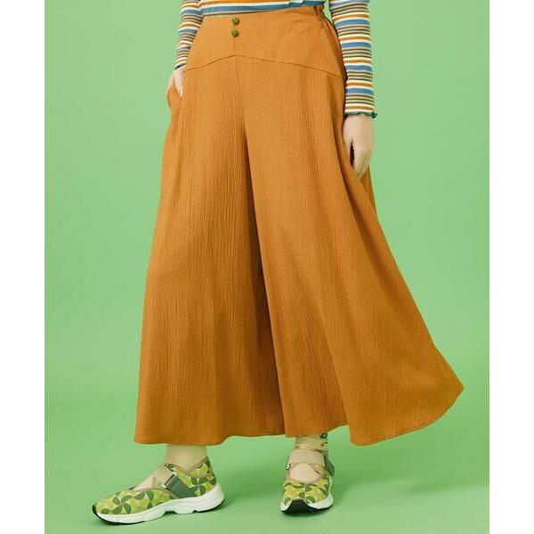 Jocomomola / ホコモモラ T/Rクレープ ワイドパンツ