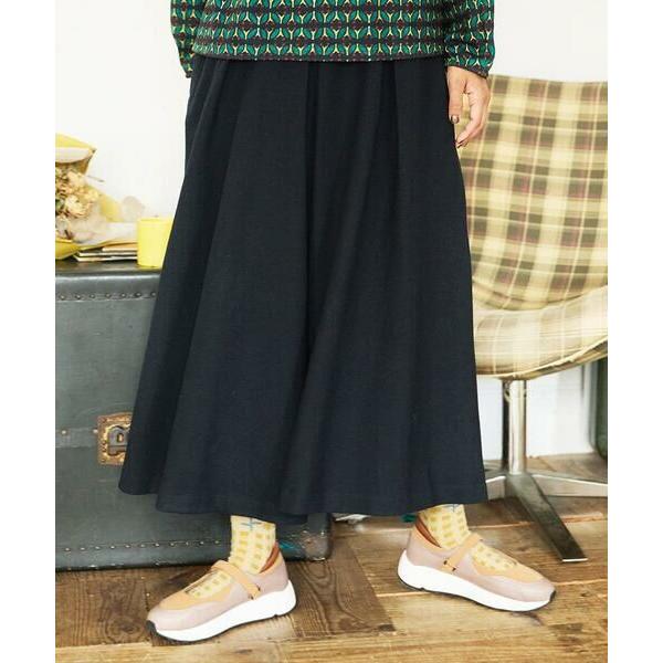 Jocomomola / ホコモモラ 圧縮W天竺ワイドパンツ