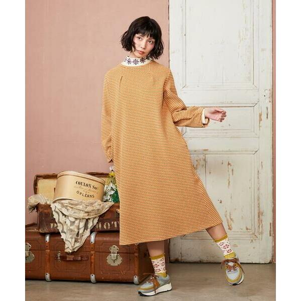 Jocomomola / ホコモモラ Encrucijada チェックジャカードワンピース