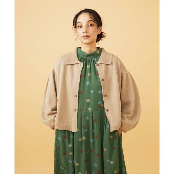 Jocomomola / ホコモモラ A/W天竺ニットカーディガン