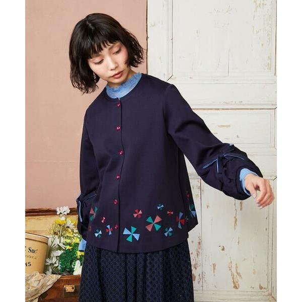 Jocomomola / ホコモモラ Rebote シルケットフライスカットソーカーディガン