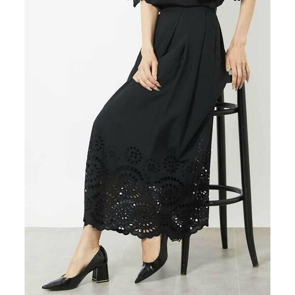 MICHEL KLEIN / ミッシェルクラン [セットアップ対応]コットンスカラップレーススカート