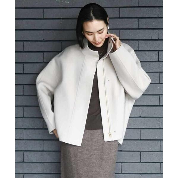 MICHEL KLEIN / ミッシェルクラン スタンドカラーショートコート