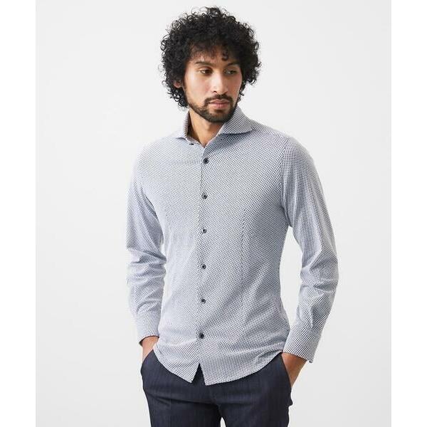 MICHEL KLEIN HOMME / ミッシェルクランオム 《日本製》ジャージ長袖シャツ