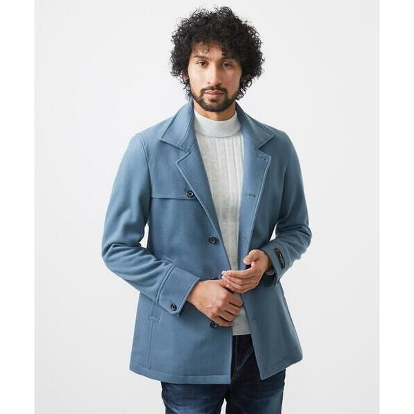 MICHEL KLEIN HOMME / ミッシェルクランオム スタンドカラーウールコート