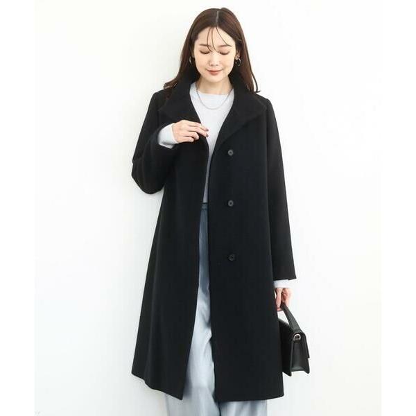 MK MICHEL KLEIN / エムケーミッシェルクラン SUPER100sウール スタンドカラ...