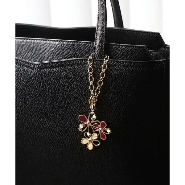 MK MICHEL KLEIN BAG / エムケーミッシェルクランバッグ 透かしフラワーモチーフチ...