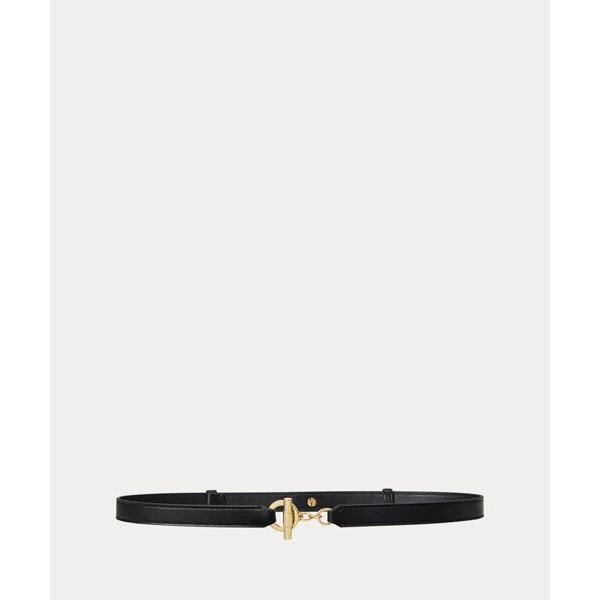 LAUREN RALPH LAUREN / ローレン ラルフ ローレン レザー トグル スキニー ベ...