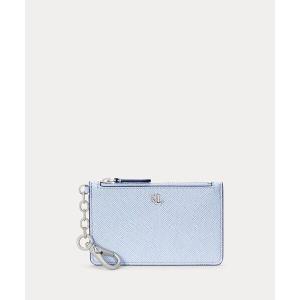 LAUREN RALPH / ローレン ラルフ クロスハッチ レザー ジップ