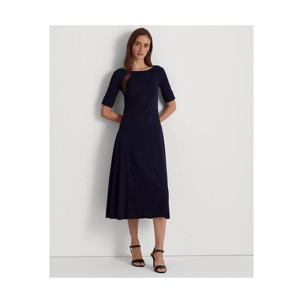 LAUREN RALPH LAUREN / ローレン ラルフ ローレン ストレッチ コットン ミディ...