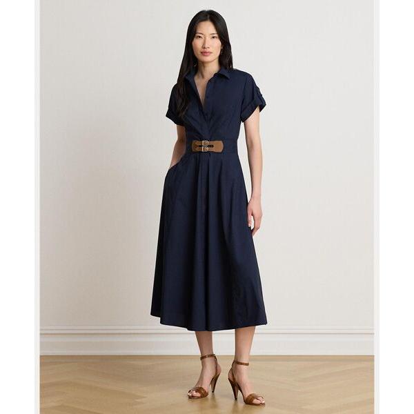 LAUREN RALPH LAUREN / ローレン ラルフ ローレン バックルトリム ストレッチコ...