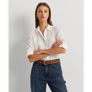 ローレン ラルフ LAUREN RALPH リラックス フィット リネン シャツ