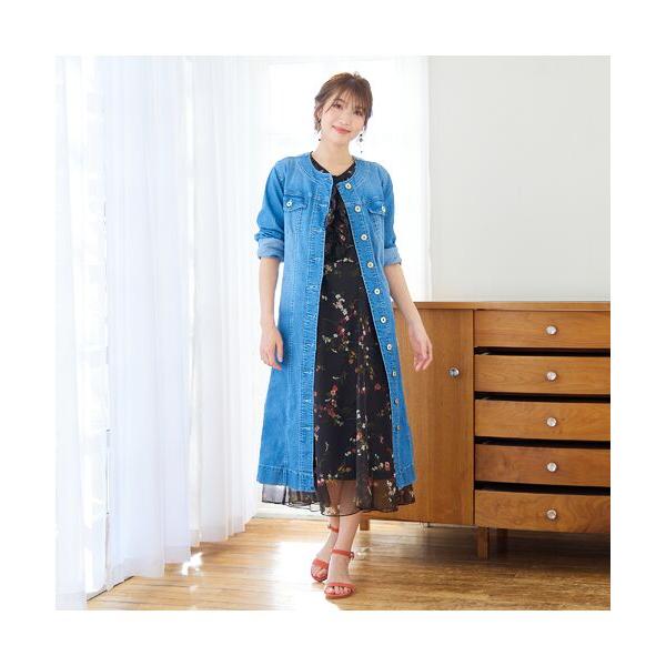 Rose Tiara / ローズティアラ ソフトデニムワンピース