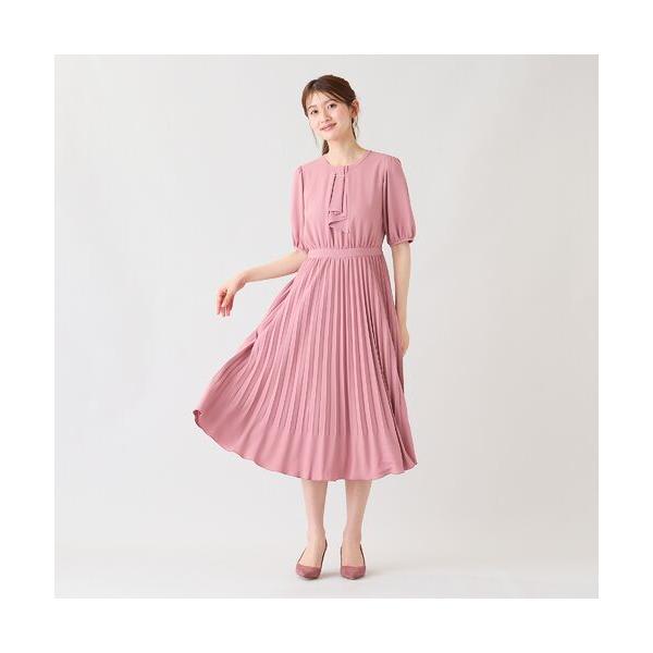 Rose Tiara / ローズティアラ ボウタイ付き ジョーゼットマキシワンピース