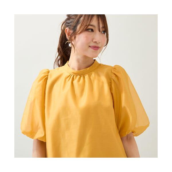 Rose Tiara / ローズティアラ 【手洗いOK】バルーン袖ブラウス