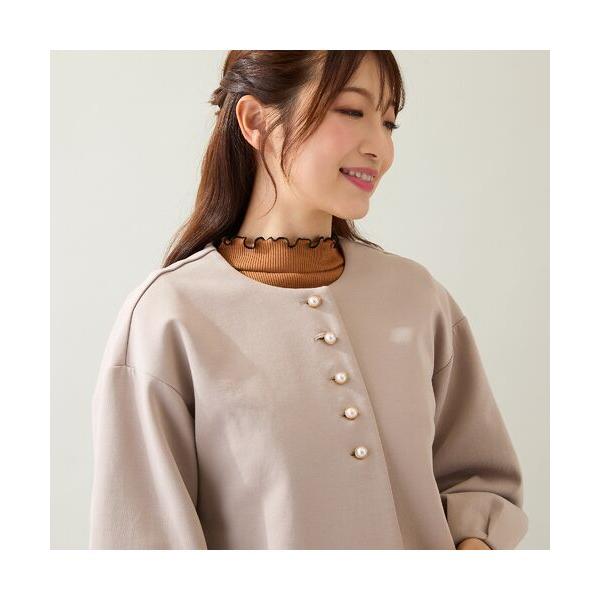 Rose Tiara / ローズティアラ ダンボールニットタック袖ジャケット