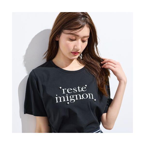 Rose Tiara / ローズティアラ reste mignon ロゴTシャツ
