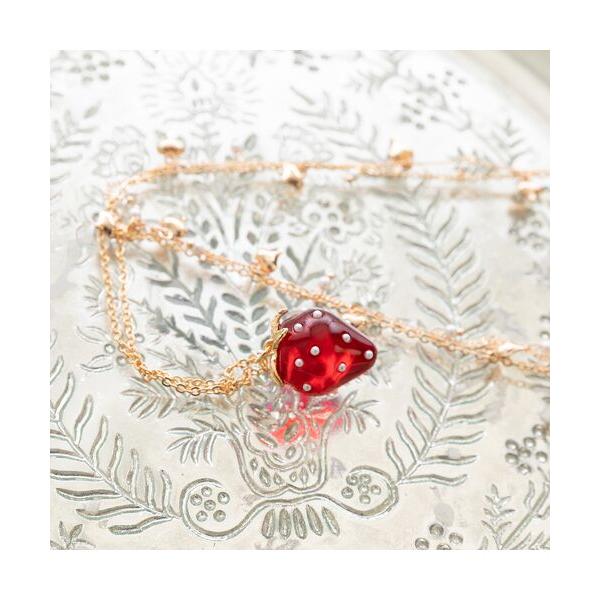 Rose Tiara / ローズティアラ いちごとハートのネックレス