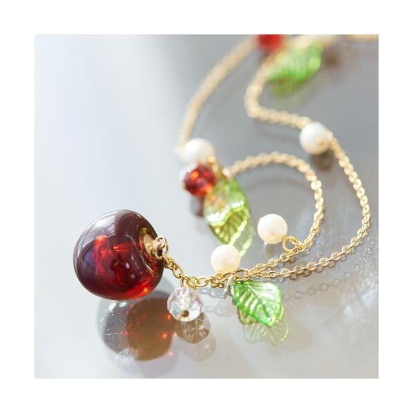 Rose Tiara / ローズティアラ チェリーネックレス