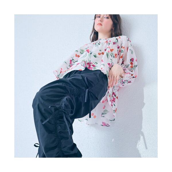Rose Tiara / ローズティアラ サイドリボンカーゴパンツ