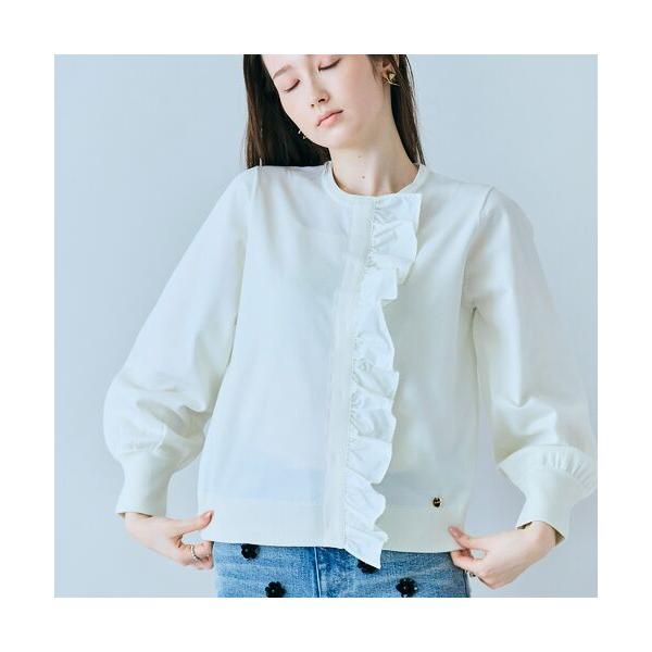 Rose Tiara / ローズティアラ フリル付き釦開きカーディガン