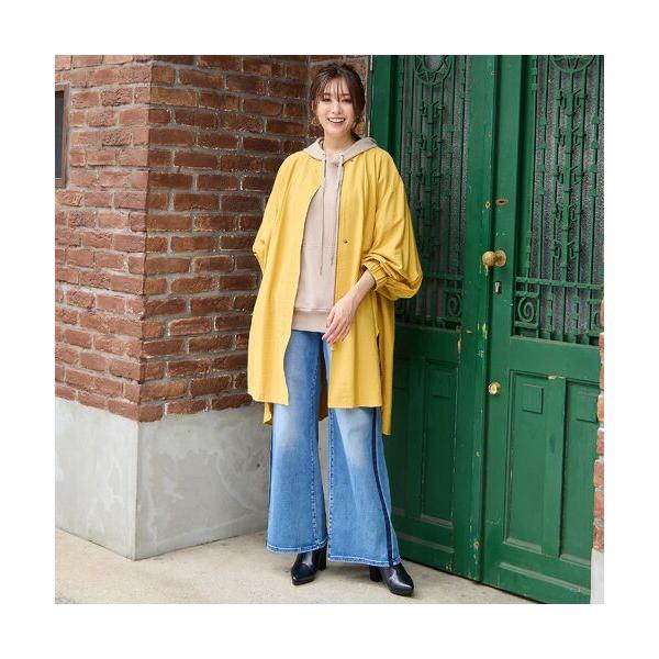 PISANO / ピサーノ 【手洗いOK】ノーカラー・MA-1ロングジャケット