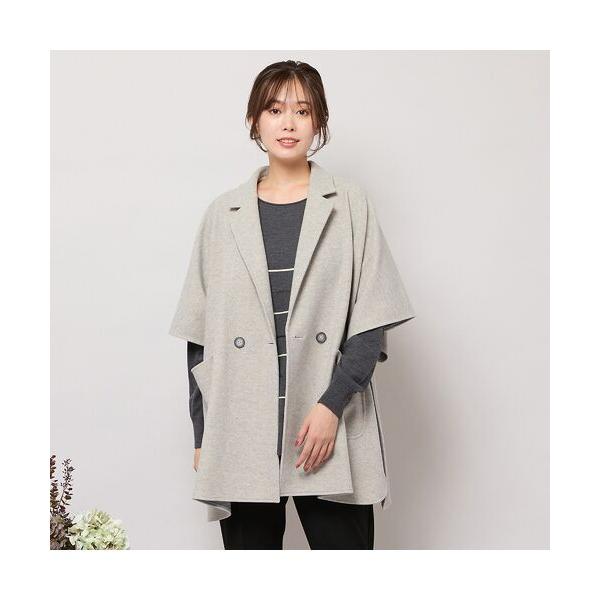 PISANO / ピサーノ 【吸湿発熱】テーラードカラー・ポンチョジャケット