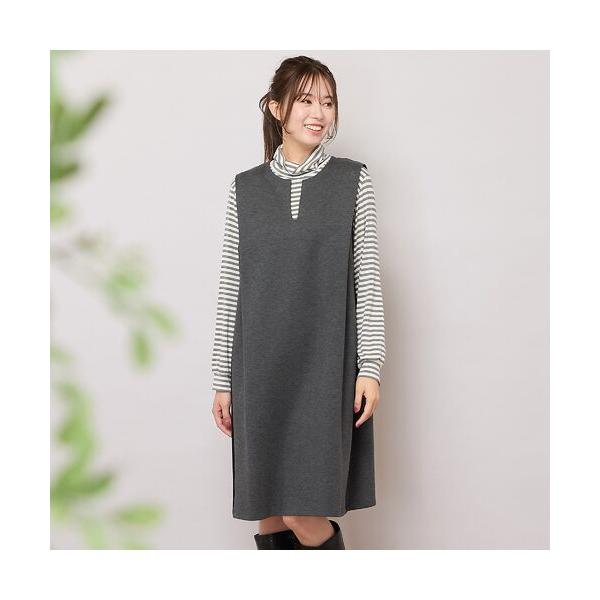 PISANO / ピサーノ サイド切り替え・パワーショルダーワンピース