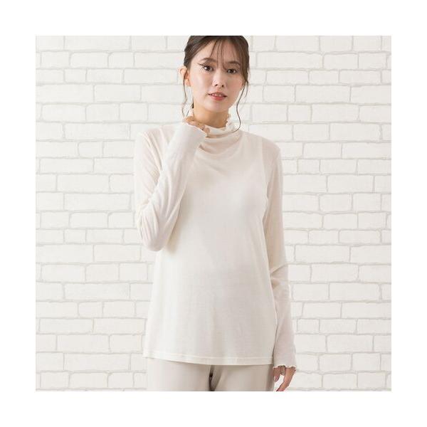 PISANO / ピサーノ 【手洗いOK・綿100％】ボトルネック・シアートップス