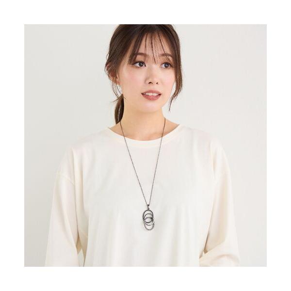 PISANO / ピサーノ 3連オーバルパーツネックレス