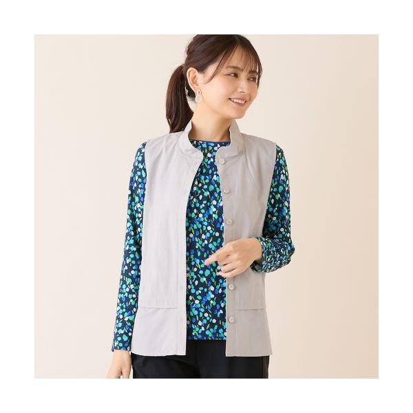 LOBJIE / ロブジェ フリル襟ストレッチベスト