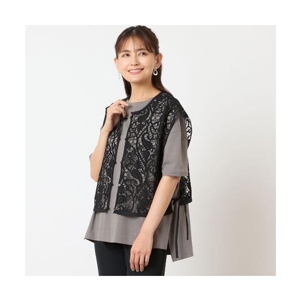 LOBJIE / ロブジェ 【一部店舗・WEB限定アイテム】ラッセルレースジレ