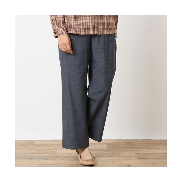 LOBJIE / ロブジェ 【洗える・S〜LLサイズ】ベルトデザインデニムパンツ