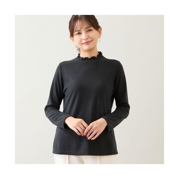 LOBJIE / ロブジェ 【洗える・日本製】フリル襟カットソー