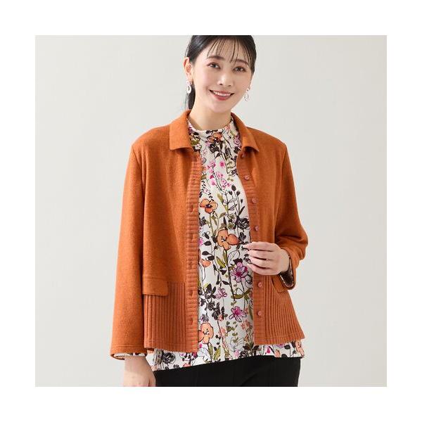 missel / ミゼール 【洗える・3L/4Lサイズあり】ふんわり起毛カーディガン