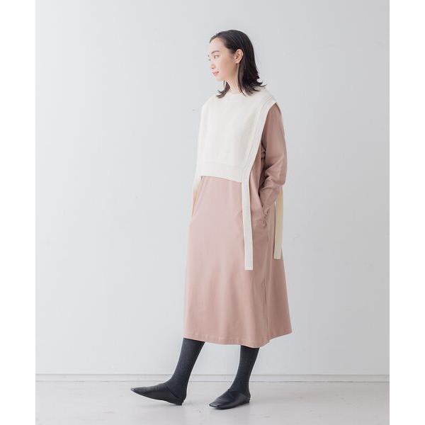 collex / コレックス ニットベスト×カットワンピース セット