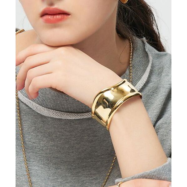 collex / コレックス 【dignif】【金属アレルギー対応】ワイドウェーブバングル