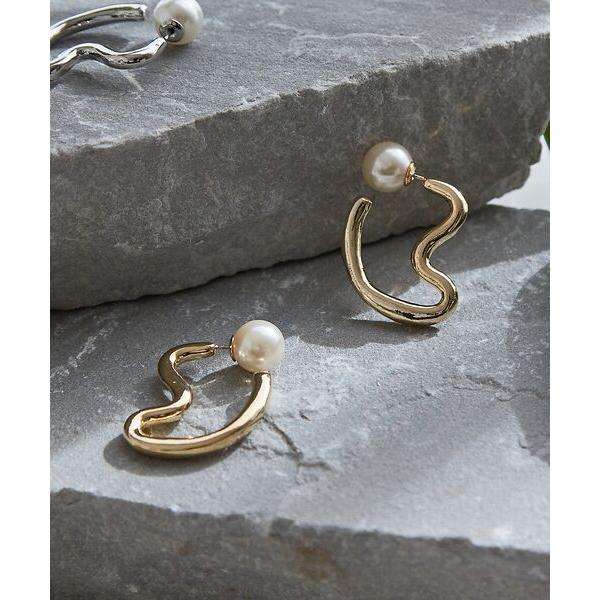 collex / コレックス 【dignif】【金属アレルギー対応】パールキャッチウェーブ2WAYピ...