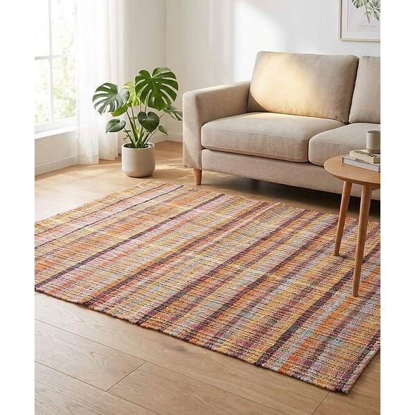 collex / コレックス 【RugRu】CHASE ラグ 120×160 インド綿 チェック柄