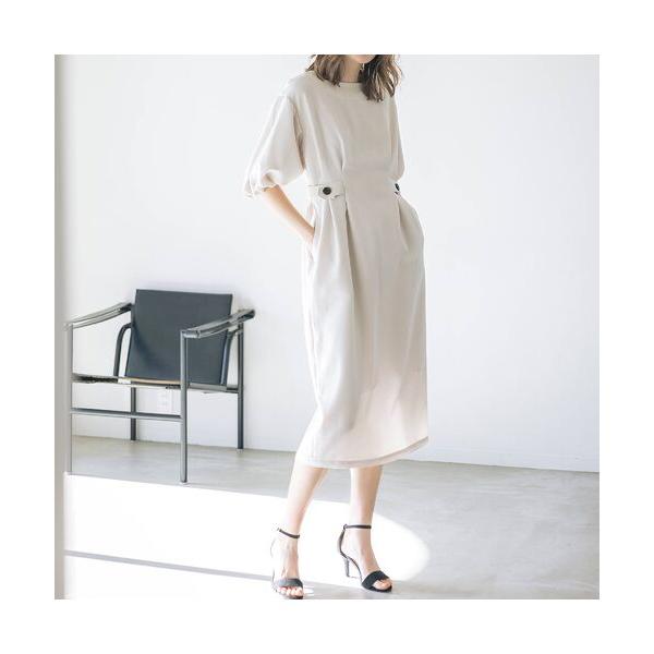 EUCLAID / エウクレイド リネンライクＩラインワンピース