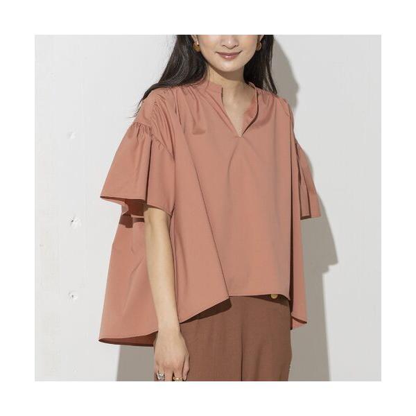 EUCLAID / エウクレイド フレアスリーブブラウス