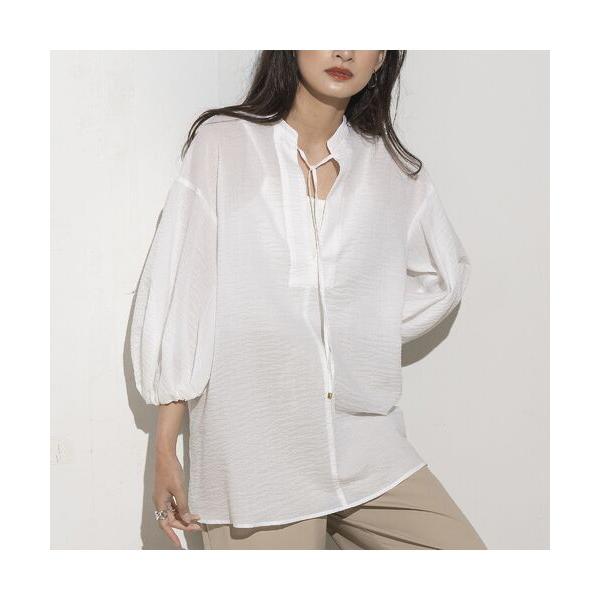 EUCLAID / エウクレイド リップルカフタンブラウス