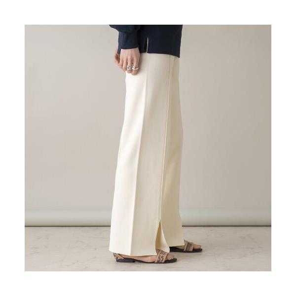 EUCLAID / エウクレイド 裾スリットニットパンツ【セットアップ可】