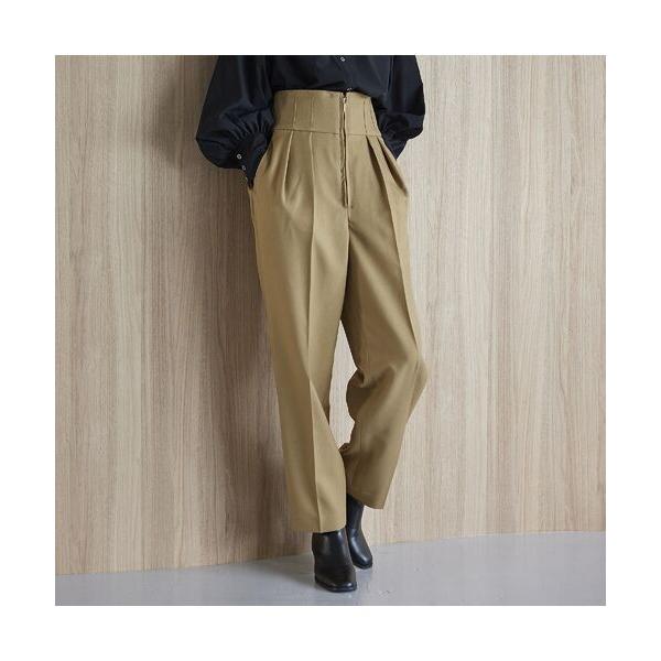 EUCLAID / エウクレイド 【雑誌掲載】ハイウエストタックパンツ