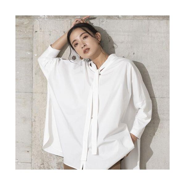 EUCLAID / エウクレイド 異素材切替2WAYカットソー