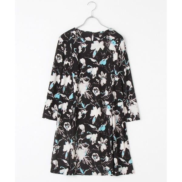 TABASA / タバサ ハンドドローイングフラワープリントチュニック